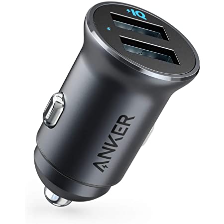 Anker PowerDrive+ III Duo (PD対応 48W 2ポート USB-C カーチャージャー) 【Power Delivery対応/PowerIQ 3.0搭載 / コンパクトサイズ】 iPhone 13 / 13 Pro/iPhone 12 / 12 Pro、iPad Pro、Galaxy S10 / S10+ / S9 / S9+ 他対応