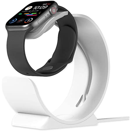 Apple watch充電スタンド,立体半円,アイデア,個性,Apple watch 1/2/3/4/5/6/SEに適用.ホワイト
