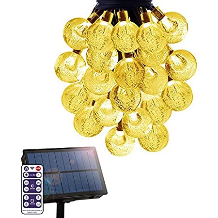 電光ホーム ソーラー LED イルミネーション ジュエリーライト [ 8パターン 点灯 / 20m 200球 ] 屋外 防水 防雨 ガーデン 屋外イルミネーション (シャンパンゴールド)