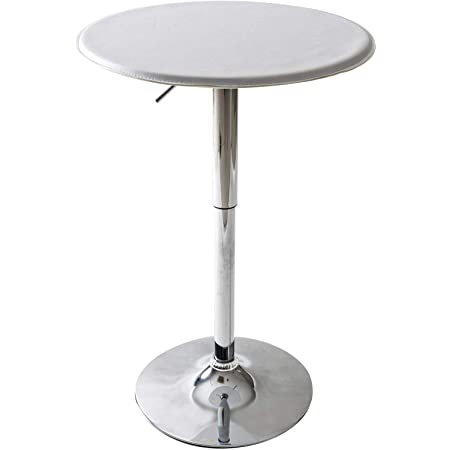 システムK カウンターテーブル 回転テーブル 滑りにくい天板 高さ調節可能 昇降式 PVC加工 PVCホワイト
