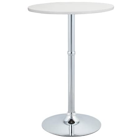 システムK カウンターテーブル 回転テーブル 滑りにくい天板 高さ調節可能 昇降式 PVC加工 PVCホワイト