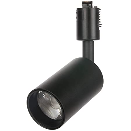 Szbritelight ライティングバー用スポットライト e26 LED電球付き ダクトレール スポットライト ライティングレール ライト PAR20 レフ球型 ランプ付 LED電球＋器具セット (ブラック, 電球色 6個セット)