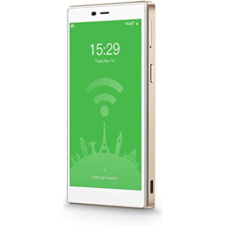 GlocalMe G4 Pro 【公式販売】 (White・白) モバイル WiFi ルーター SIMフリー 1.0GB分のグローバルデータパック付き ポケットWiFi 140を越える国や地域に対応 3900mAh モバイルバッテリー 軽量・薄型・大画面