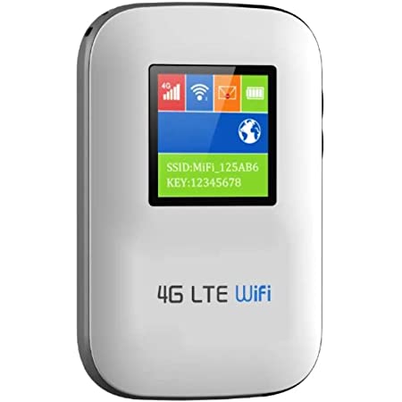 GlocalMe G4 Pro 【公式販売】 (White・白) モバイル WiFi ルーター SIMフリー 1.0GB分のグローバルデータパック付き ポケットWiFi 140を越える国や地域に対応 3900mAh モバイルバッテリー 軽量・薄型・大画面