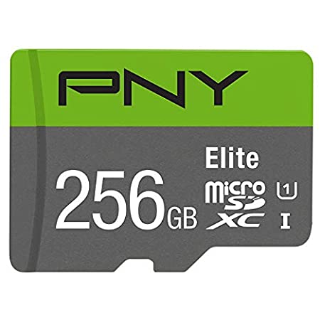 PNY ブランド Eliteシリーズ Class10 U1 microSD メモリカード 256GB P-SDUX256U1GW-GE