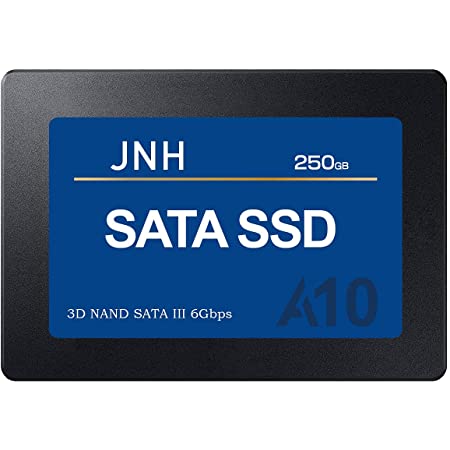 JNH SSD 250GB 3D NAND SATA3 6Gbps 内蔵2.5インチ 7mm 550MB/s アルミ製筐体