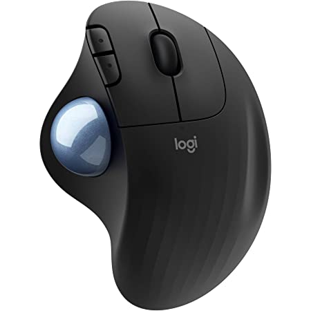 エレコム マウス Bluetooth (iOS対応) トラックボール Sサイズ 小型 親指 5ボタン 静音 ブラック M-MT1BRSBK