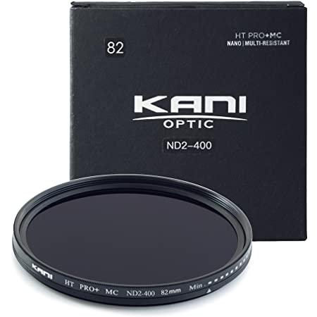 【KANI】レンズフィルター NDフィルター 可変式 バリアブル 減光フィルター HT PRO+MC ND64-1000 (77mm)