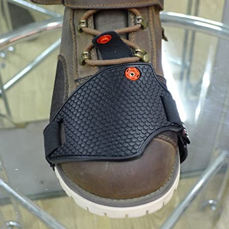 シフトガード バイク用 プロテクターパッド 改良高品質、耐摩耗性向上 シフトパッド 抜け落ちにくい 滑り止め 傷から靴を守る