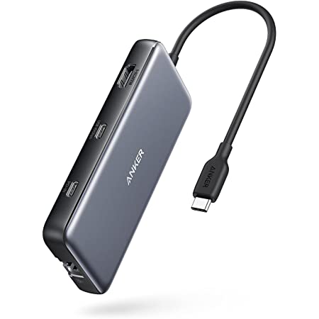 USB C ハブ Type C ハブ Ankmax P631HG USB ハブ [1Gbps LANポート/4K HDMIポート/60W PD急速充電Type-Cポート/USB3.1 ポート*3]，Type C ハブ有線LAN アダ, プター高速データ転送 アルミニウム コンパクト USBハブ, MacBook Air /MacBook Pro/ Surface GO/ Chromebook/ Samsung Galaxy Tab Pro/ HP Spectre/ ThinkPad/ Huawei Mat