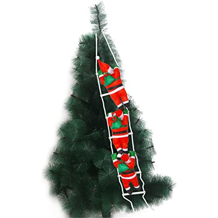 Kadahis はしごサンタクロース 3人 クリスマス 飾り 置物 100㎝ クリスマスツリー 飾り クリスマス オーナメント クリスマスリース 飾り クリスマスリース キット