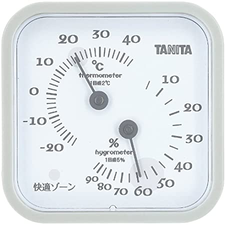 タニタ 温湿度計 時計 温度 湿度 デジタル 卓上 マグネット ホワイト TT-585 WH