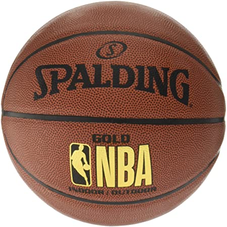 SPALDING(スポルディング) バスケットボール ゴールド 合成皮革 6号球 NBAロゴ入り 76-563J バスケ バスケット 76-563J ブラウン