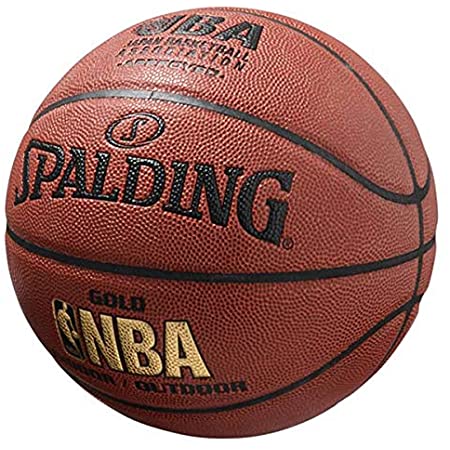 SPALDING(スポルディング) バスケットボール ゴールド 合成皮革 6号球 NBAロゴ入り 76-563J バスケ バスケット 76-563J ブラウン