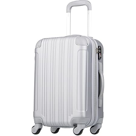スーツケース 超軽量 1.9kg 機内持込 静音 1〜3泊 32L Sサイズ シルバー SiiiN＋Light シーンプラスライト