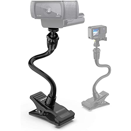ウェブカメラスタンド – 25インチ グースネッククランプ デスク ウェブカメラマウントアーム Logitech Webcam C920s C920 C930e C922x C930 C922 C925e C615 Brio – Acetaken