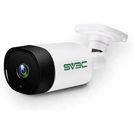 SV3C PoEカメラ 防犯カメラ 屋外 500万画素 PoE給電 有線 NVR対応 ネットワークカメラ 5MP マイク付 暗視撮影 動体検知 遠隔操作 耐衝撃 IP66防水防塵 IPカメラ 監視カメラ ios/android/Windows対応 日本語説明書