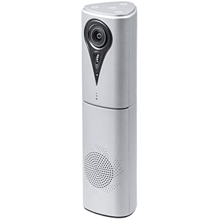 サンワサプライ カメラ内蔵USBスピーカーフォン マイク 広角 フルHDカメラ 全指向性マイク Skype Zoom Teams対応 CMS-V47BK