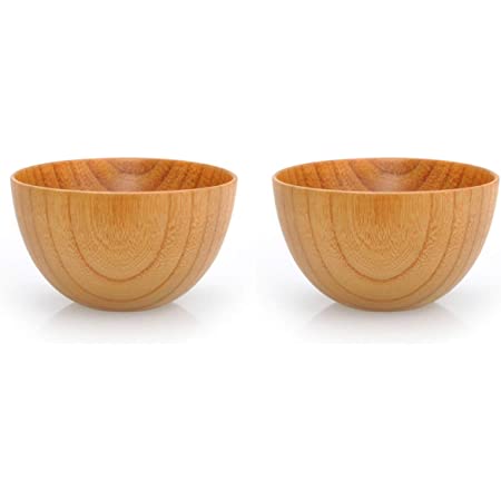 和食器 木製茶碗 汁碗 飯椀 天然木目 高級感 ２個セット