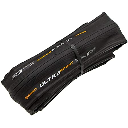 Continental(コンチネンタル) Ultra Sport 3 Black/Black 700x25C FB ウルトラスポーツ 3 クリンチャーロードタイヤ 1本 中 150457