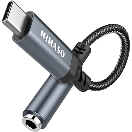 UGREEN 3.5mmイヤホン変換ケーブル USB C to 3.5MM 4極イヤホン端子変換アダプタ ヘッドフォンジャック高耐久 ハイレゾ DAC搭載 MacBook Pro 14inch 2021（M1 Pro）/16inch 2021（M1 Max）(黒)