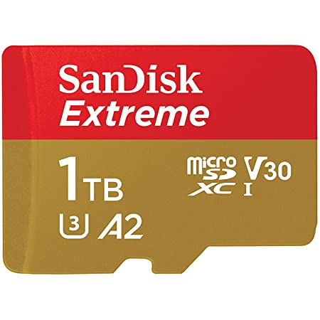 microSDXC 1TB(1000GB) SanDisk サンディスク Extreme UHS-1 U3 V30 4K Ultra HD A2対応 JNHオリジナルSDアダプ付 [並 行 輸入品]