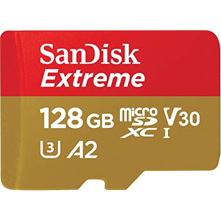 microSDXC 128GB SanDisk サンディスク Extreme UHS-1 U3 V30 4K Ultra HD A2対応