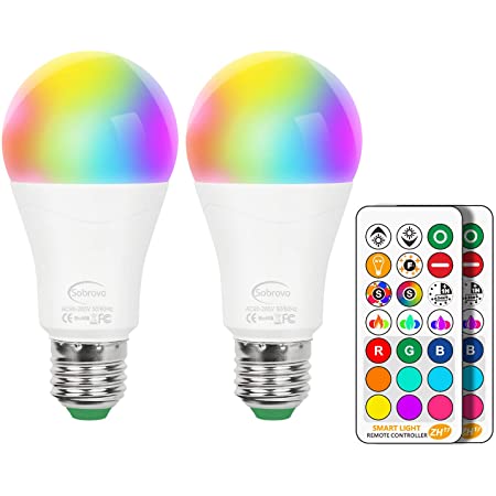 led電球 カラー E17口金 電球色 RGB 調光 調色 led 16色選択 リモコン操作 記憶機能付き タイミング機能 3W 発光角120度 LED飾りライト 雰囲気照明 リモコン付き（2個入り 16色選択＋電球色）