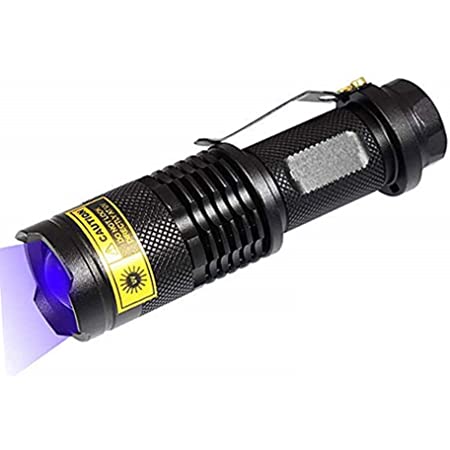 日本製 LEDブラックライト 21灯 自社設計製造LED基盤搭載 UVライト 日亜化学製 紫外線LED 紫外線ライト 波長375nm ボディカラー：ガンメタ