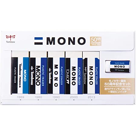 日本クリノス 文具デザインバッグ SSサイズ トンボ/MONO消しゴム柄 5冊パック GB-TO-02-5P