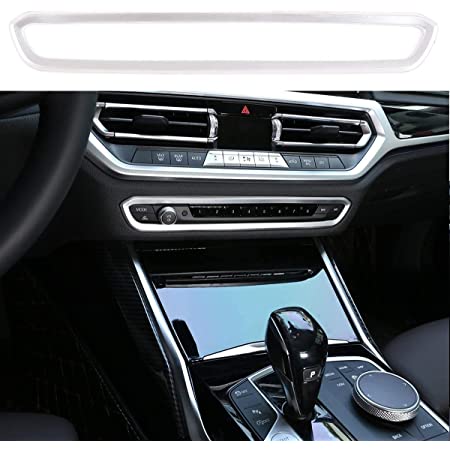 車のABSメッキセンターコントロールボリュームボタン装飾フレームに適していますBMW G20 G28 325li 3シリーズ2019 2020カーアクセサリー