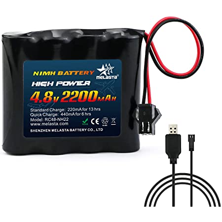 6 V 700 mAh AA Ni – CD充電式バッテリパックSM 2pプラグスペアバッテリーとUSB充電ケーブルfor Toys電源銀行RCカー高速道路車両Race Car