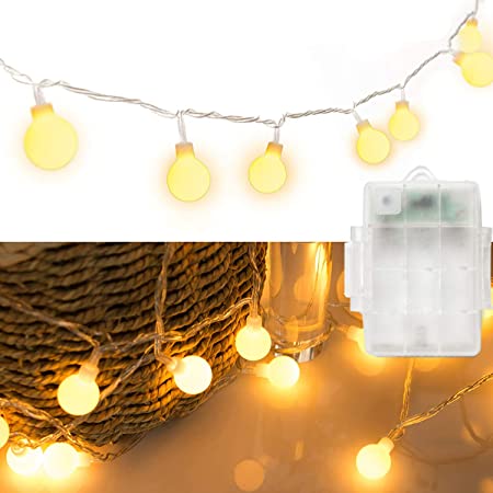 VEYLIN LEDイルミネーションライト クリスマス 飾り 装飾 防水 防塵 屋外 室内 新年 誕生日 結婚式 学園祭8種類の点灯モード 正月 リモコン付 100球 10m (電池式)