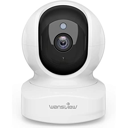 MUSON GEAR1 ネットワークカメラ Wifi 1080P 200万画素 広角 ペットカメラ 監視カメラ 見守り 防犯 首振 小型 ベビーモニター IPカメラ ベビー/子供/老人/ペット 録画 動体検知 双方向音声 暗視撮影 警報通知 遠隔操作 日本語説明書付き ホワイト[メーカー１年保証]