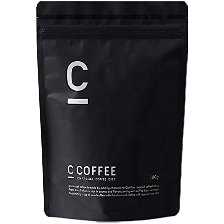 C COFFEE シーコーヒー 【 チャコール mctオイル パウダー オーガニック 炭 サプリ の代わりに サポート 置き換え 食品 】 (ブラジル産 コーヒー豆 100%)