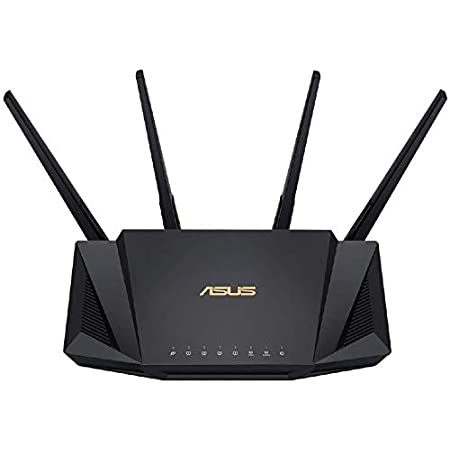 【Amazon.co.jp限定】 ASUS WiFi 無線 ルーター WiFi6 2402+574Mbps v6プラス対応デュアルバンド RT-AX3000 メッシュ機能付 3階建/4LDK PS5/Nintendo Switch/iPhone/android 対応