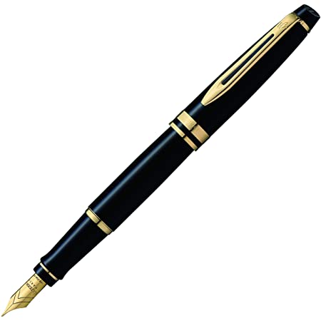 ウォーターマン 万年筆 EF 極細字 エキスパート エッセンシャル プルシアンブルーGT 2103851 両用式 ペン先18K 正規輸入品