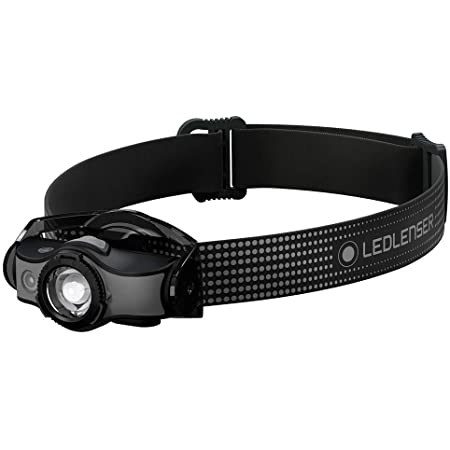 Ledlenser(レッドレンザー) MH5 ブラック/グレー LEDヘッドライト 登山 USB充電式 [日本正規品]