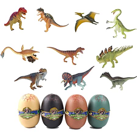 【3DpuZZle】立体パズル 恐竜のタマゴ 4個セット (C41)　全48種