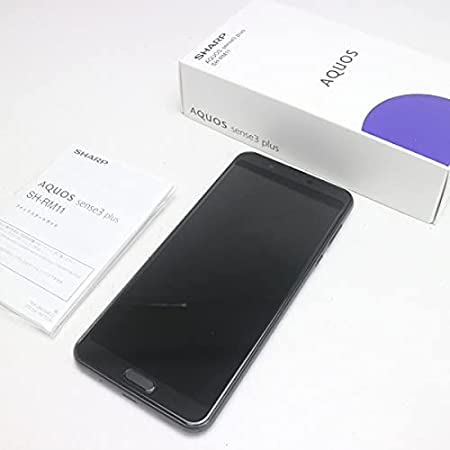 国内版SIMフリー シャープ AQUOS sense3 plus SH-RM11 ブラック