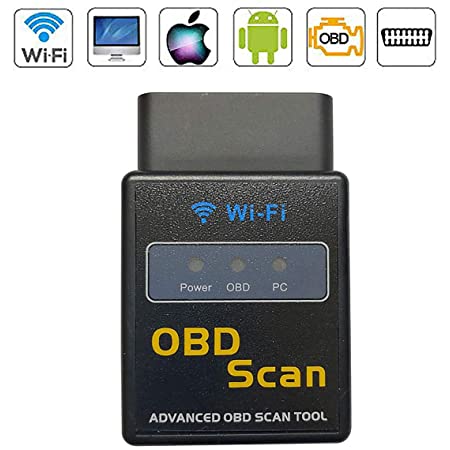 Wi-Fi OBD II 自動車 故障診断機 対応 配線不要 超小型 OBD2 多車種に適用 多機能 設置簡単車のECU情報をアプリでチェックIOS/Android/PCなどに対応