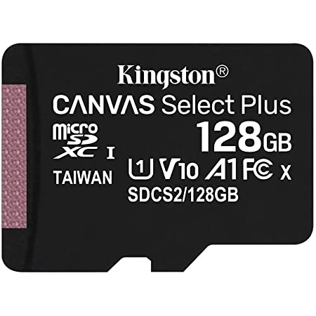 キングストン microSD 128GB 最大285MB/s UHS-II U3 V90 A1 カードリーダー＆アダプタ付属 Canvas React Plus MLPMR2/128GB