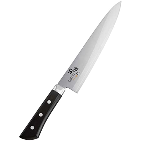 Utaki 剣型（切付型）牛刀 刃渡り230mm 包丁 シェフナイフ キッチンナイフ 洋包丁 よく切れる 万能包丁 両刃 肉 野菜 魚切り(sdd054QF2)
