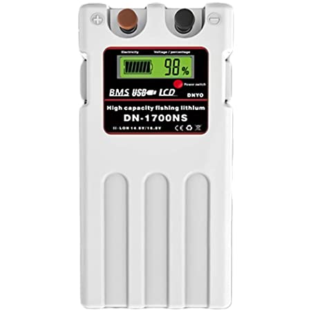 @NSS ダイワ シマノ 電動リール用 バッテリー 充電器 カバー 3点セット 14.8V 10400mAh SONYセル (ホワイト)