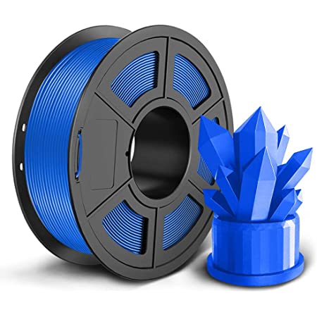 SUNLU PLA 3Dプリンター用フィラメント、1kg 1.75mm PLAフィラメント、精度 +/- 0.02mm、3Dプリンター3Dペン用（青）
