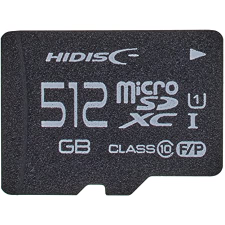 HIDISC 超高速microSDXCカード 512GB CLASS10 UHS-I Speed class3, A2対応 HDMCSDX512GA2V30