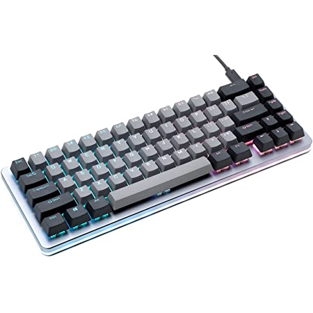 Xtrfy（エクストリファイ）K4 RGB 英語配列 赤軸メカニカル ゲーミングキーボード LEDイルミ（6ゾーン）UK配列【日本正規品】 (テンキーレス（TKL）レトロ) 701204