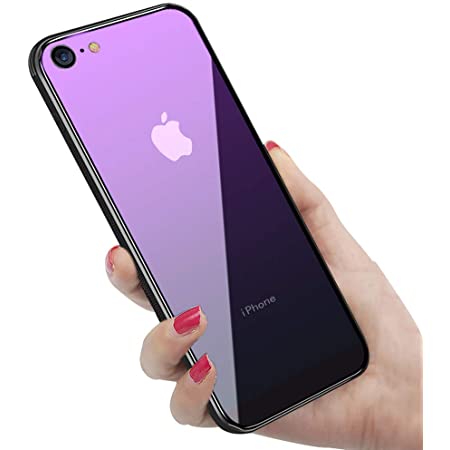 エレコム iPhone SE 第2世代 2020 / 8 / 7 対応 ケース 耐衝撃×フレーム TOUGH SLIM LITE [背面クリアタイプ] パープル PM-A19ATSLFCPU