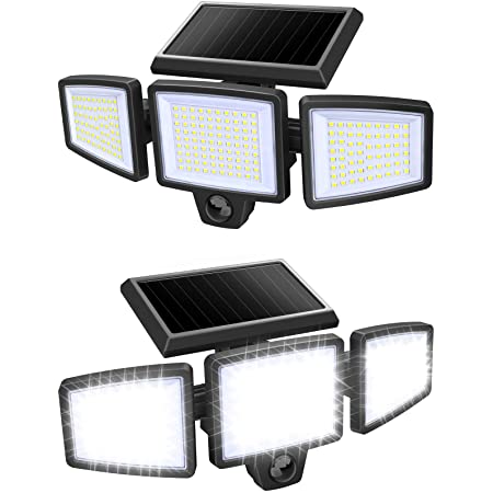 LEDセンサーライト 防犯ライト 人感センサー 自動点灯 屋外照明 玄関 ガーデンライト 駐車場 防雨型 日本語説明書付き