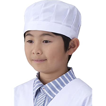 TiproPechka 業務用 衛生 帽子 白 フリーサイズ 3個 セット 食品 工場 飲食店 弁当 調理 キッチン 男女兼用 給食帽 キャップ